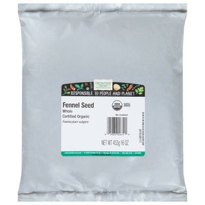 Frontier Nat Prod Co-op Fennel Seed Whole 1 Lb [UNFI #28389]