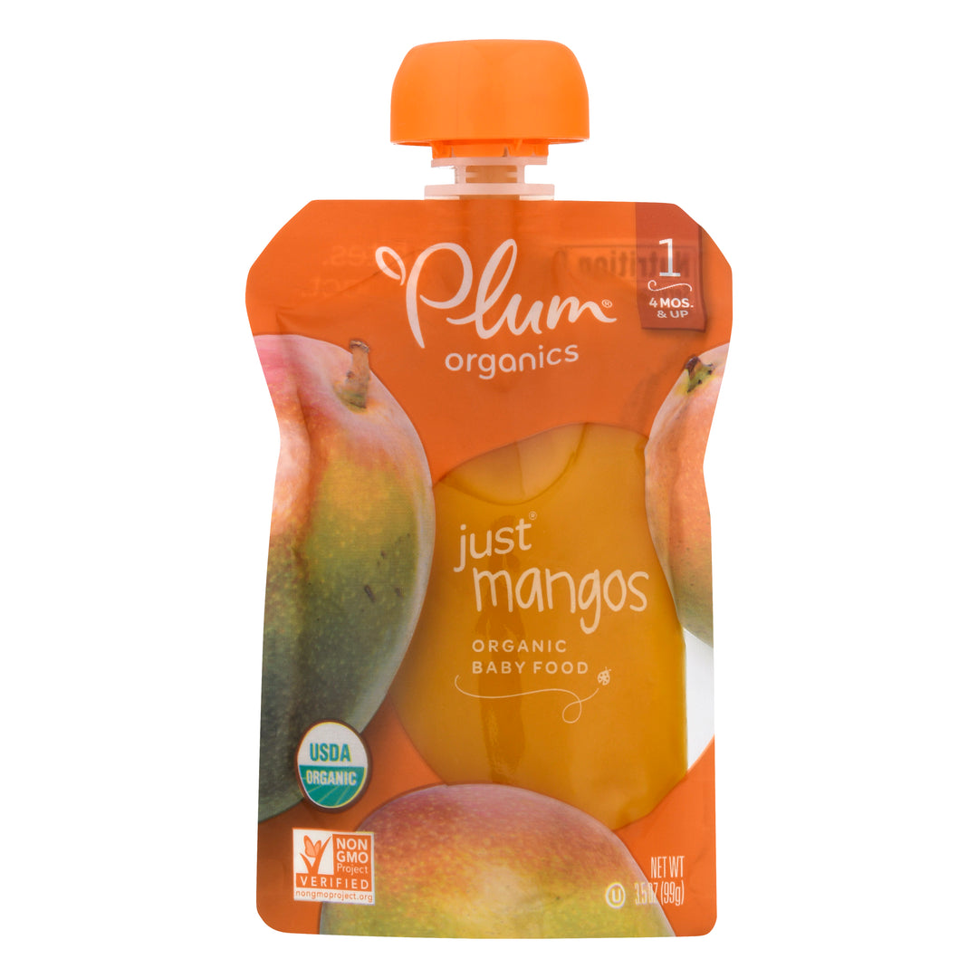 Plum Organics Stage 1-Just Mango 12/3.5 Oz [UNFI #27367]