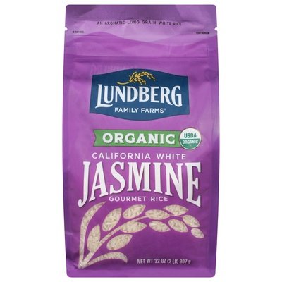 Lundberg Family Farms Rice White Jasmine 6/2 Lb [UNFI #32917]