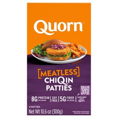 Quorn Patties Meat Free 4Pack 12/10.6 Oz [UNFI #72173]
