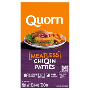 Quorn Patties Meat Free 4Pack 12/10.6 Oz [UNFI #72173]