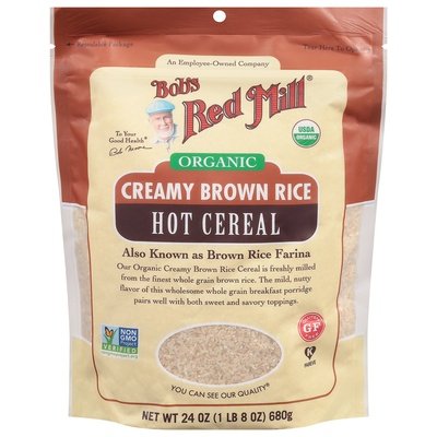 Bobs Red Mill Creamy Farina Brown Rice 4/24 Oz [UNFI #78439]