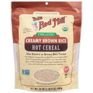 Bobs Red Mill Creamy Farina Brown Rice 4/24 Oz [UNFI #78439]