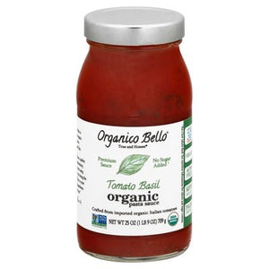 Organico Bello Tomato Basil 6/25 Oz [UNFI #88794]