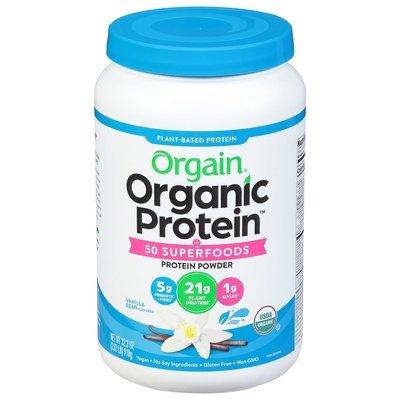 Orgain Vanilla Bean 2.02 Lb [UNFI #53102] T