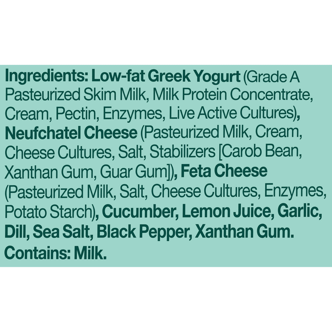 Good Foods Feta Cucumber Yogurt Tzatziki Dip 8/8 Oz [UNFI #00721]