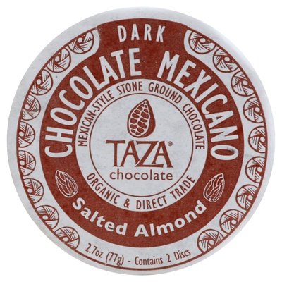 Taza Chocolate Salted Almond 12/2.7 Oz [UNFI #26413]