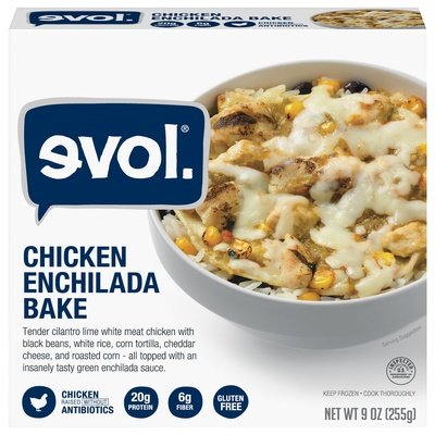 Evol Foods Chicken Enchilada Bake 8/9 Oz [UNFI #70527]