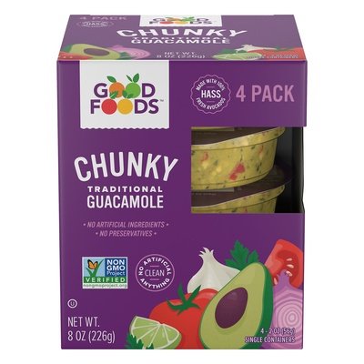 Good Foods Chunky Guacamole Gf 6/4/2 Oz [UNFI #18414]