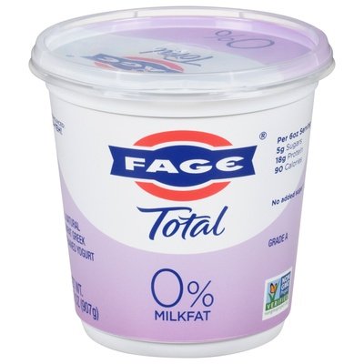 Fage Total Plain 0% 6/32 Oz [UNFI #09840]