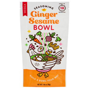 Riega Foods Ginger Sesame Bowl 8/1.06 Oz [UNFI #01784]