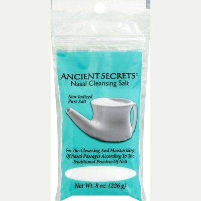 Ancient Secrets Nasal Cleansing Salt Bag 8 Oz [UNFI #61653] T