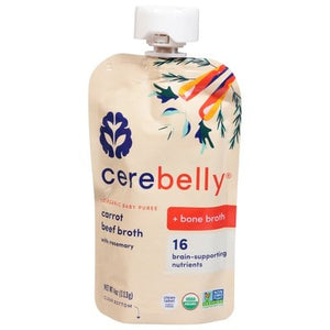 Cerebelly Carrot Beef Bone Broth Rosemary 6/4 Oz [UNFI #18359]