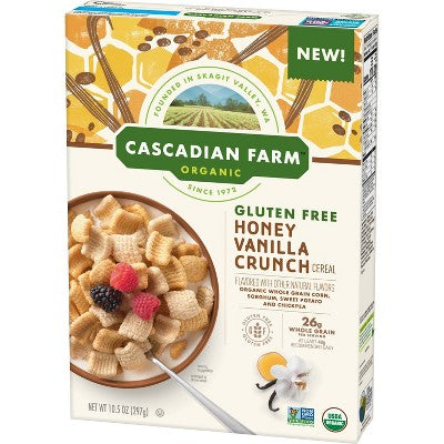 Cascadian Farm Honey Vanilla Crunch Gf 12/10.5Oz [UNFI #88775]