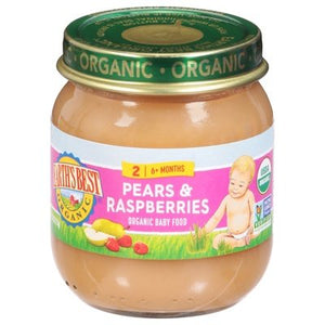 Earths Best Pears & Raspberries 10/4 Oz [UNFI #40552]