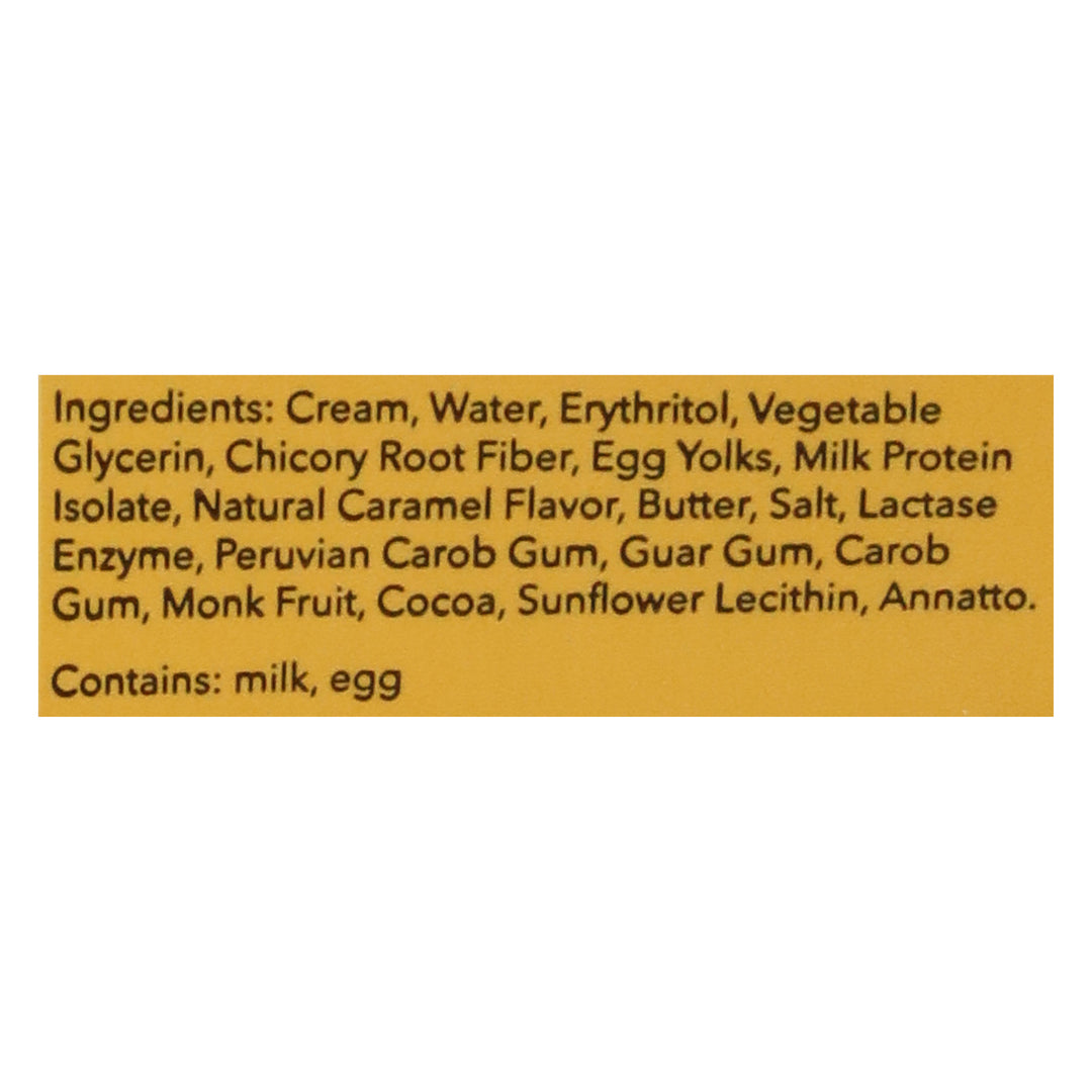 Rebel Ice Cream Salted Caramel 8/1 Pint [UNFI #74804]