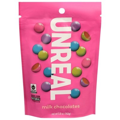 Unreal Milk Chocolate Gems 6/5 Oz [UNFI #41031]