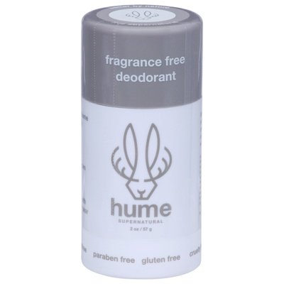Hume Supernatural Deodorant Fragrance Free Stick 2 Oz [UNFI #29080] T