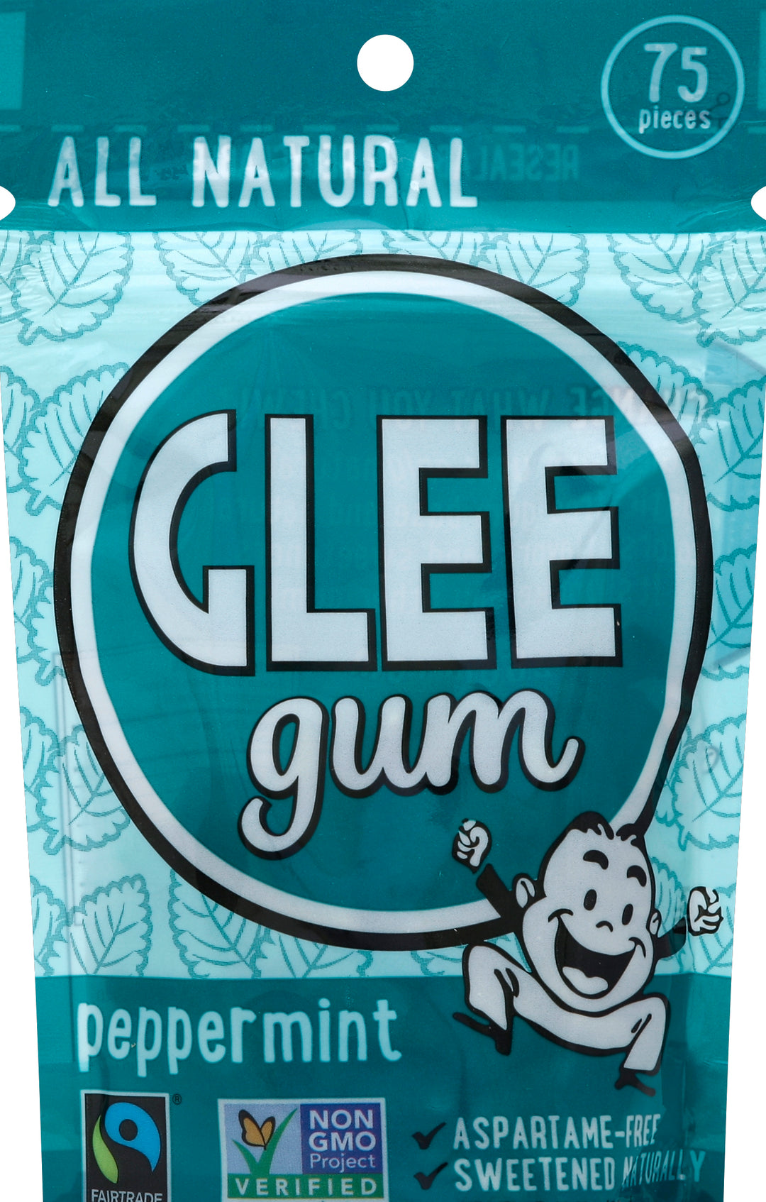 Glee Gum Peppermint Pouch 6/55 Ct [UNFI #47672]