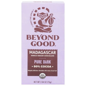 Beyond Good Pure Dark 80% Madagascar 12/2.64 Oz [UNFI #01896]