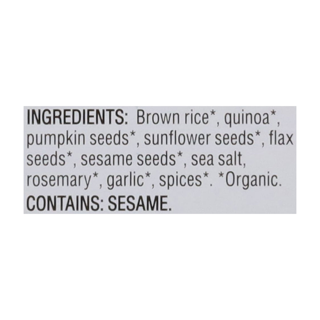 Marys Gone Crackers Basil Garlic Super Seed Crackers 6/4 Oz [UNFI #20397]