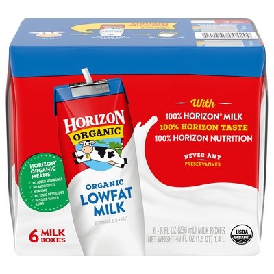 Horizon 1% Plain Single Serve Multi Pk 3/6/8 Oz [UNFI #55565]