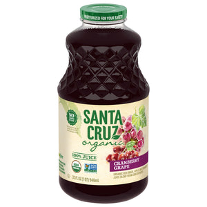 Santa Cruz Organic Cranberry Grape Og2 6/32 OZ [UNFI #50599]