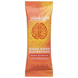 Mindright Peanut Butter Cup Bar 12/1.76 Oz [UNFI #17719]