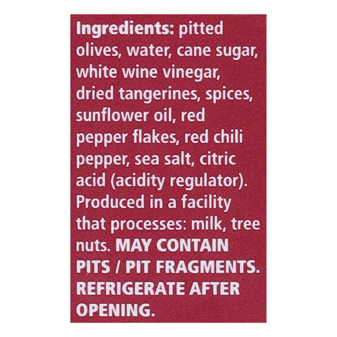 Divina Tangerine & Chili Olives 6/14.1 Oz [UNFI #62735]