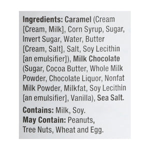 Sanders Milk Chocolate Sea Salt 6/18 Oz [UNFI #53939]