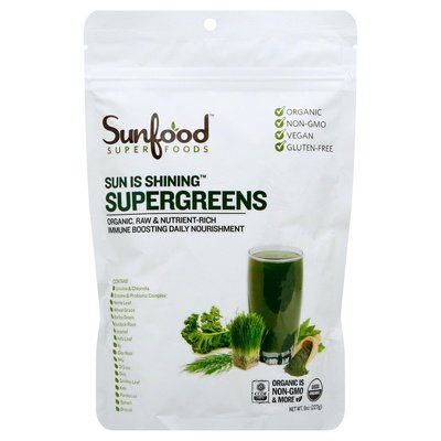 Sunfood Sun Is Shining Supergreens 8 Oz [UNFI #46215]