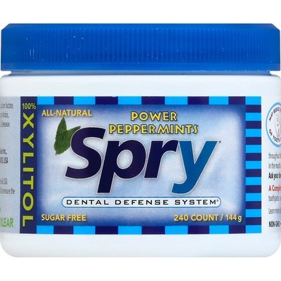 Spry Power Peppermint 240 Ct [UNFI #89132]