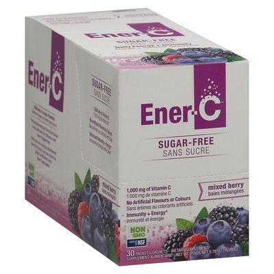 Ener-C Mixed Berry 1000 Mg 30 Pkt [UNFI #34494] T