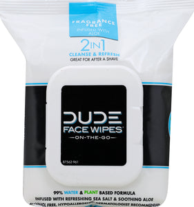 Dude Fragrance Free 30 Ct [UNFI #25487] T