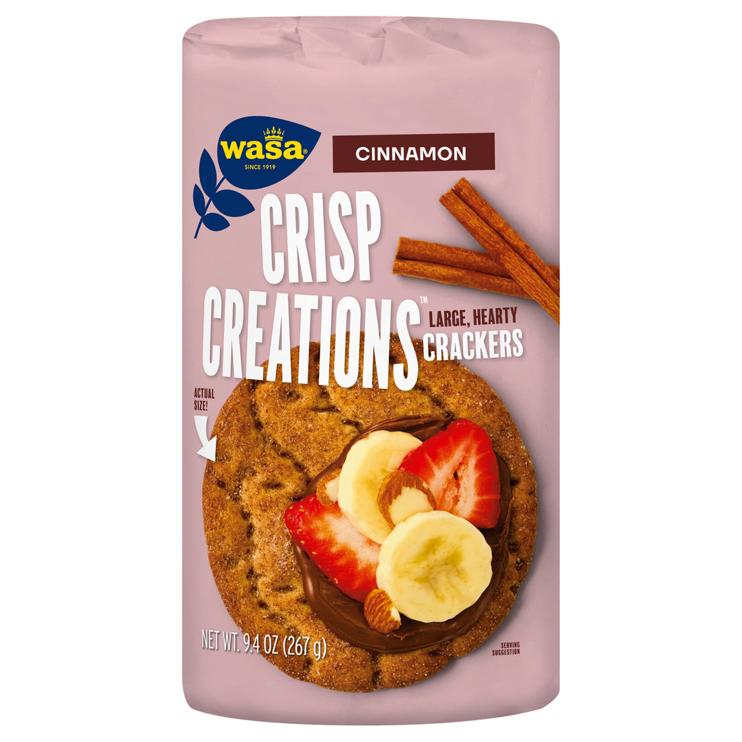 Wasa Crispbread Cinnamon Crisps 8/9.4 OZ [UNFI #20480]