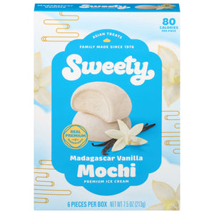 Sweety Ice Cream Madagascar Vanilla 6/7.5 OZ [UNFI #58587]