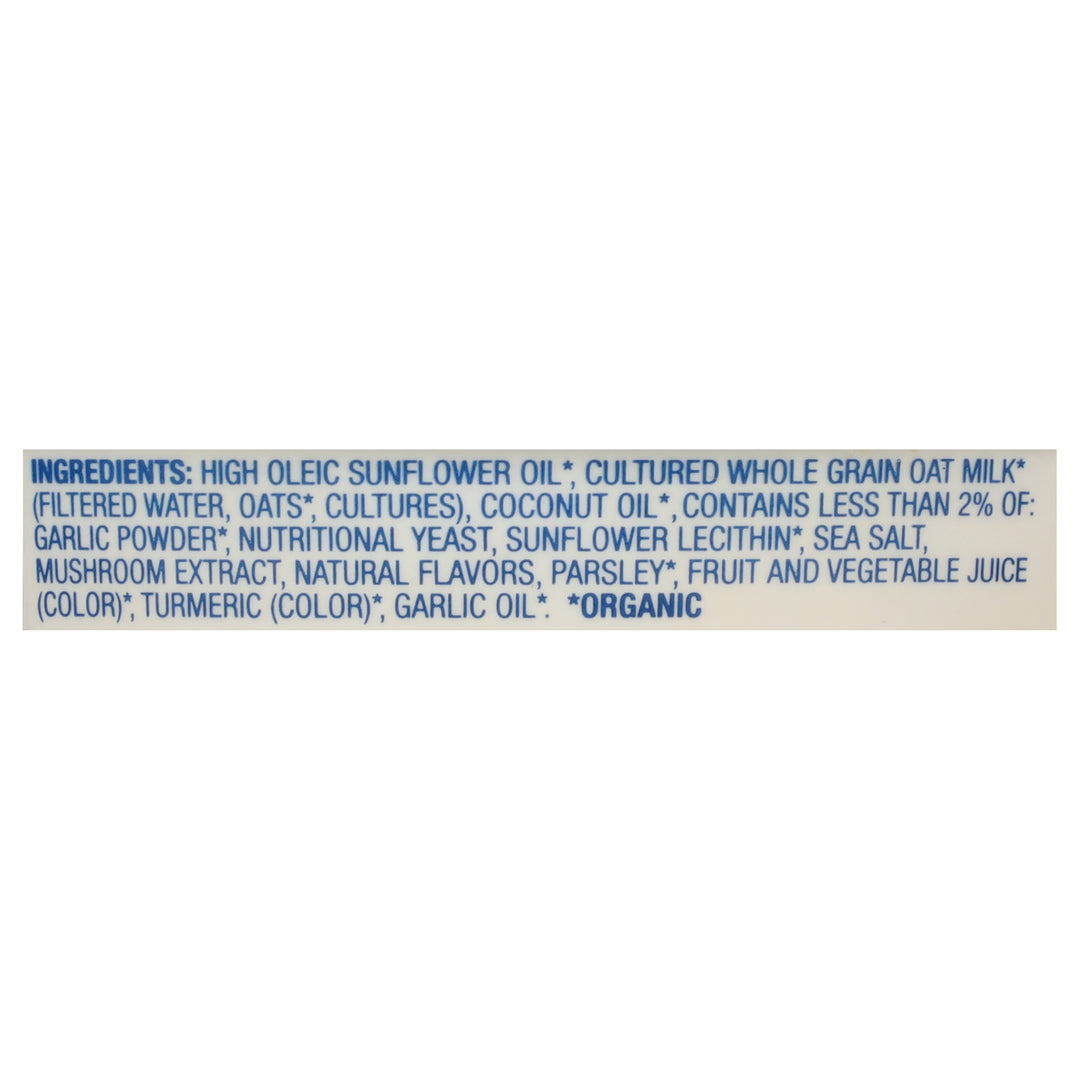 Miyokos Creamery Garlic Parmesan 6/6 Oz [UNFI #11228]