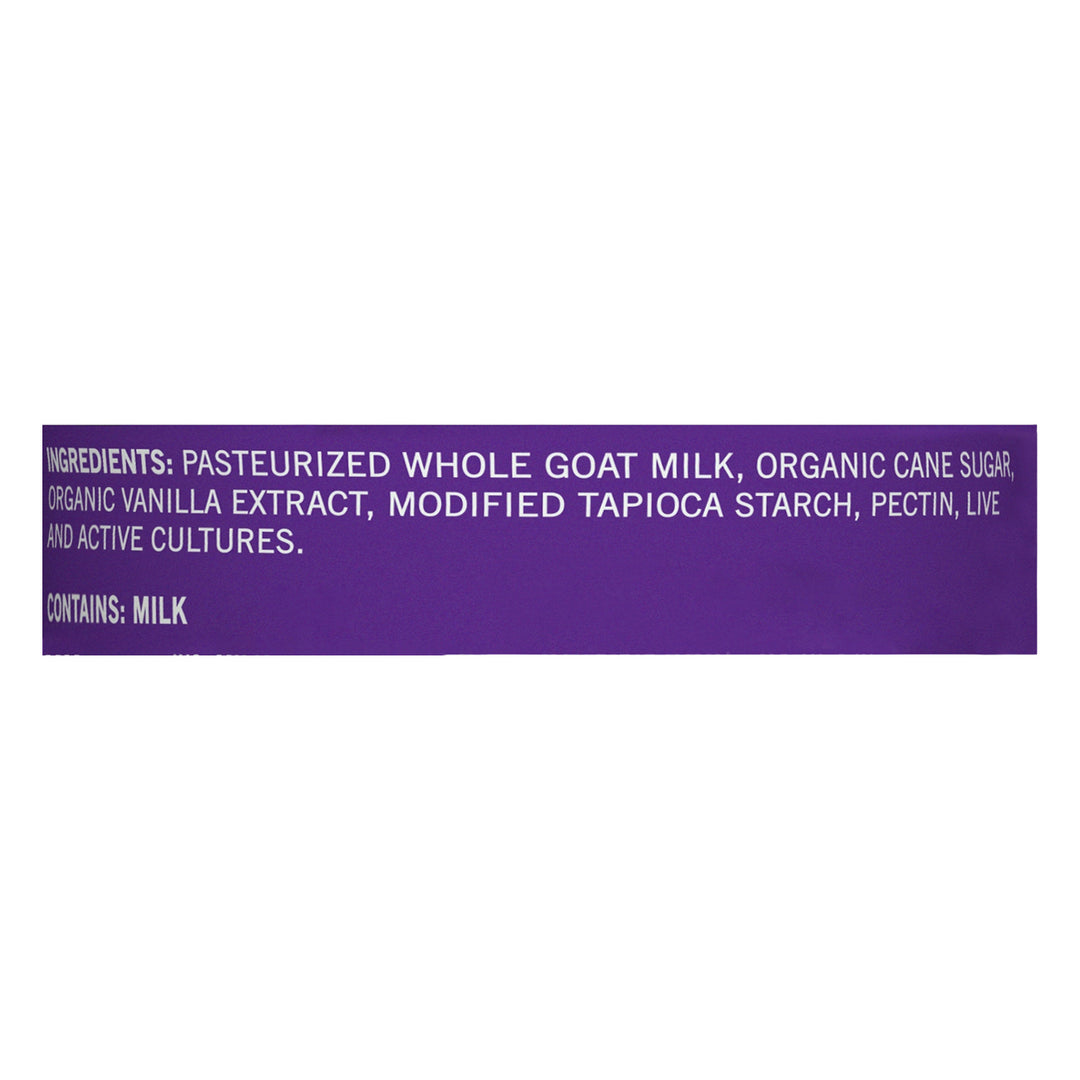 Meyenberg Vanilla Goat Yogurt 12/6 Oz [UNFI #07917]