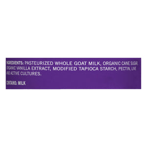 Meyenberg Vanilla Goat Yogurt 12/6 Oz [UNFI #07917]