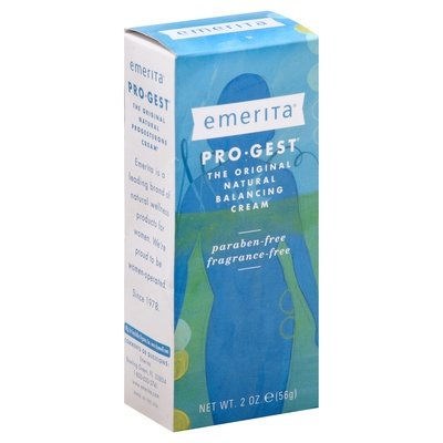 Emerita Progest Cream Paraben Free 2 Oz [UNFI #41732] T
