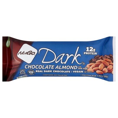 Nugo Dark Almond With Sea Salt 12/1.76 Oz [UNFI #01974]