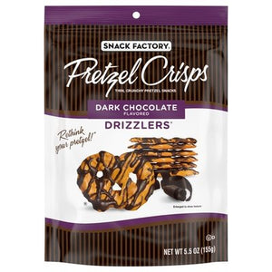Pretzel Crisps Dark Chocolate 12/5.5 Oz [UNFI #24833]