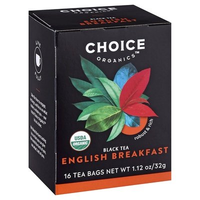 Choice Organics English Breakfast 6/16 Bag [UNFI #28142]