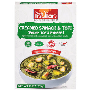 Truly Indian Palak Tofu Paneer - Vegan 6/10 OZ [UNFI #17538]