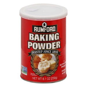Rumford Baking Powder Aluminum Free 12/8.1 Oz [UNFI #63967]