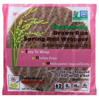 Star Anise Foods Spring Roll Wrapper 6/8 Oz [UNFI #60869]
