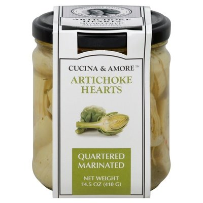Cucina & Amore Artichokes,Quarters,Marinated 6/14.5 Oz [UNFI #23001]