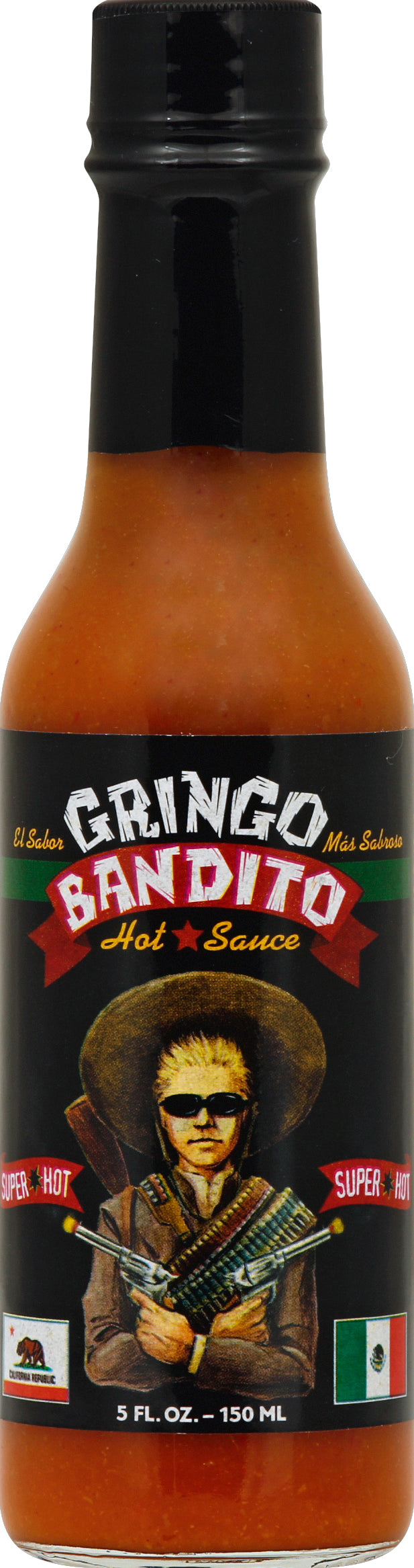 Gringo Bandito Super Hot Small Bottle 12/5 Oz [UNFI #59997]