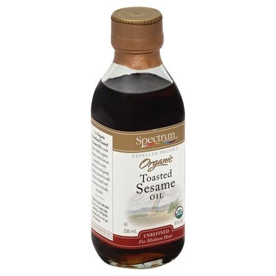 Spectrum Naturals Sesame Toasted Unrefined 6/8 Oz [UNFI #19124]