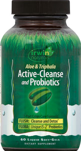 Irwin Naturals Aloe & Triphala Active-Cleanse 60 Sgel [UNFI #58465] T